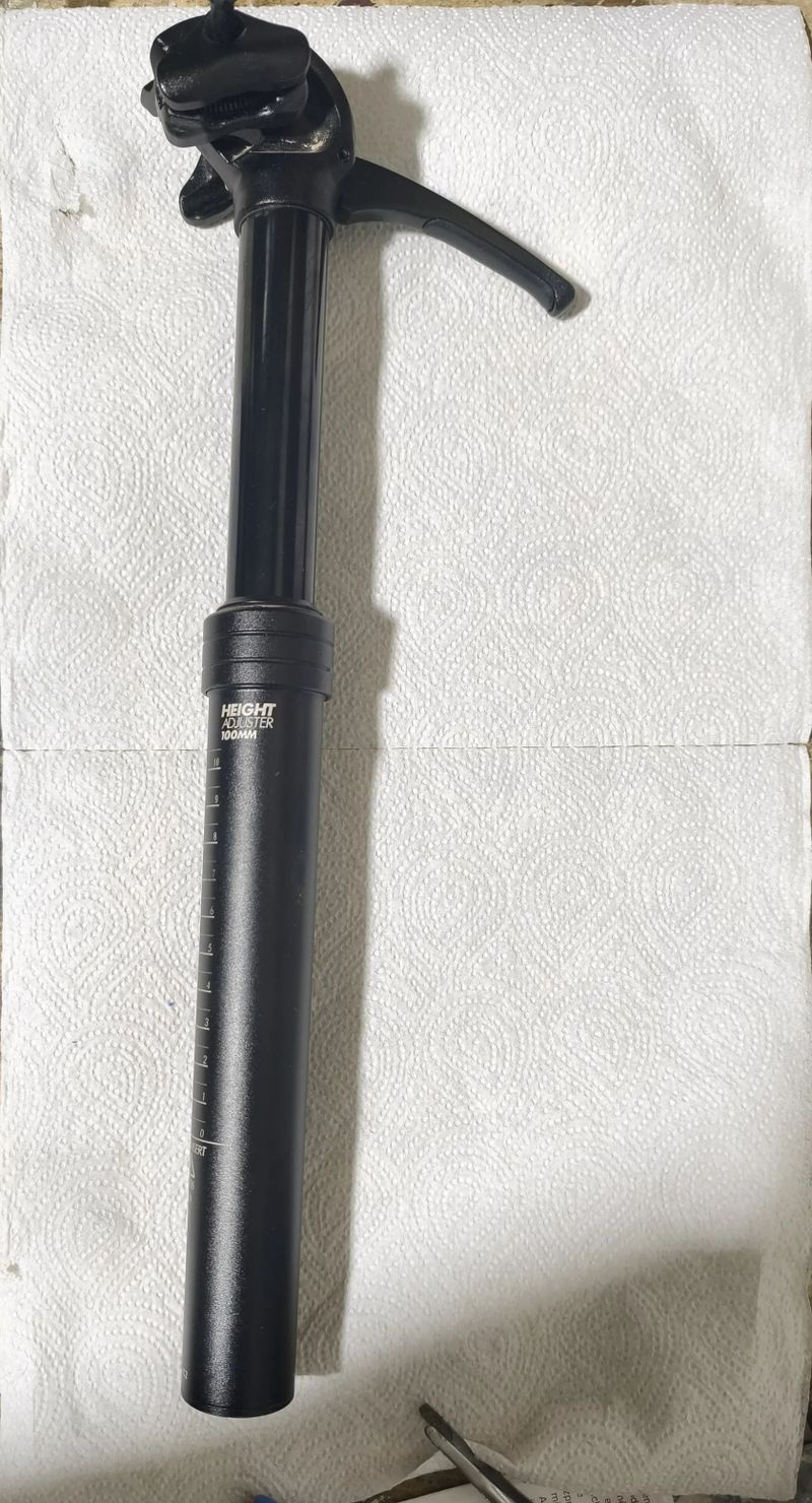 ROCKRIDER Teleskopická sedlovka 31,6 mm zdvih 100 mm délka 320 mm