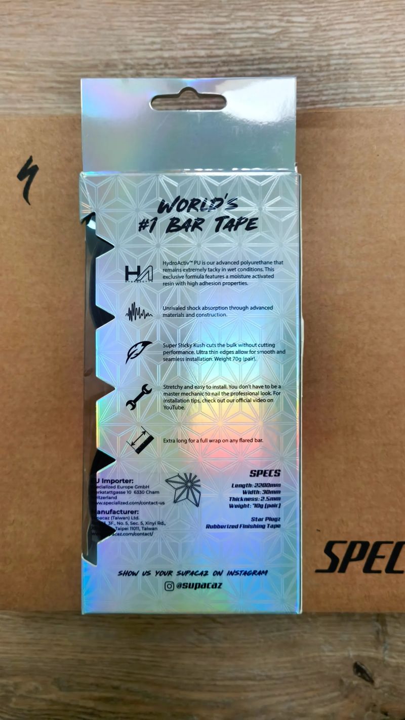 Sedlo Specialized Power Comp + omotávka SUPACAZ Super Sticky Kush