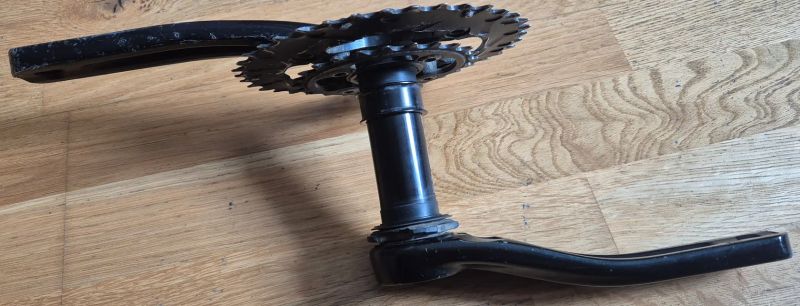 Kliky custom SRAM S-1250, Al 7050, 2x10, převodníky 24, PF30, 175mm