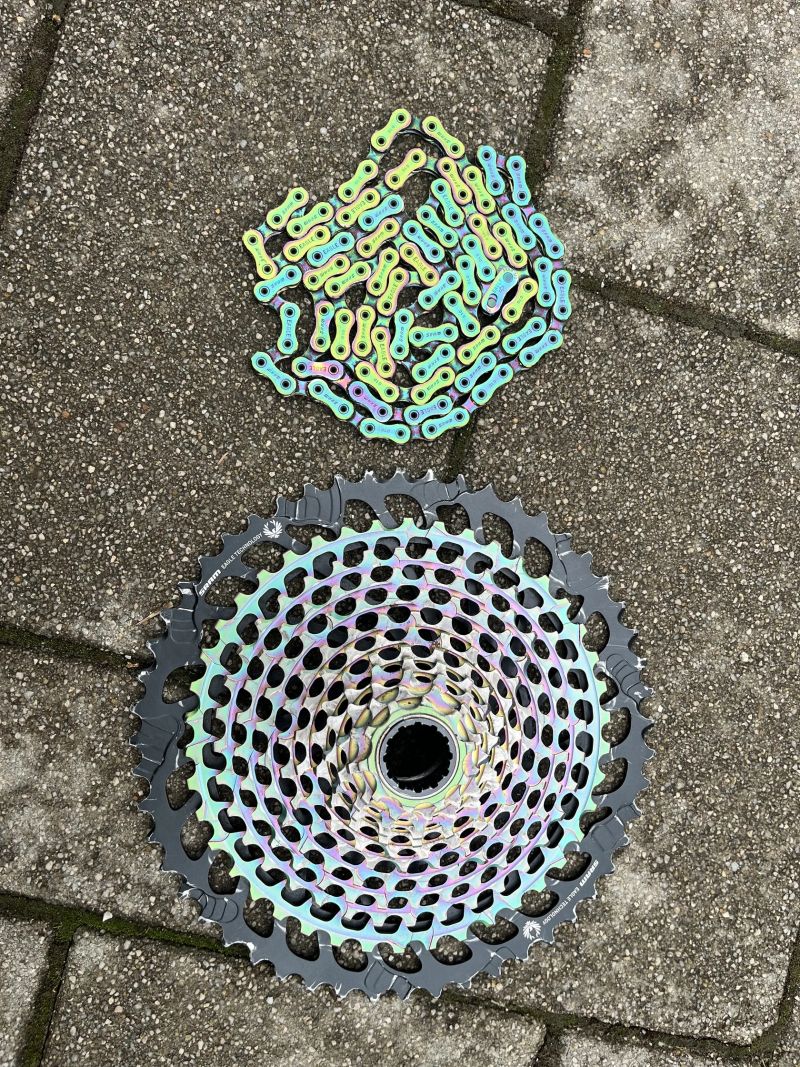 Sram XX1 rainbow 10-52 kazeta + retaz