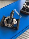 Pedály Shimano PD-M520 + Shimano SM-PD22 plastové platformy