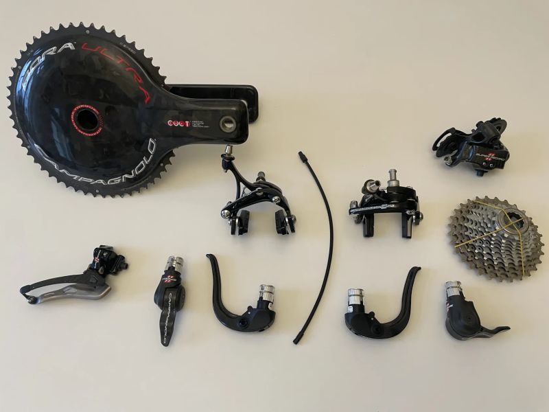Campagnolo Bora Ultra + sada Campagnolo Super Record 11speed