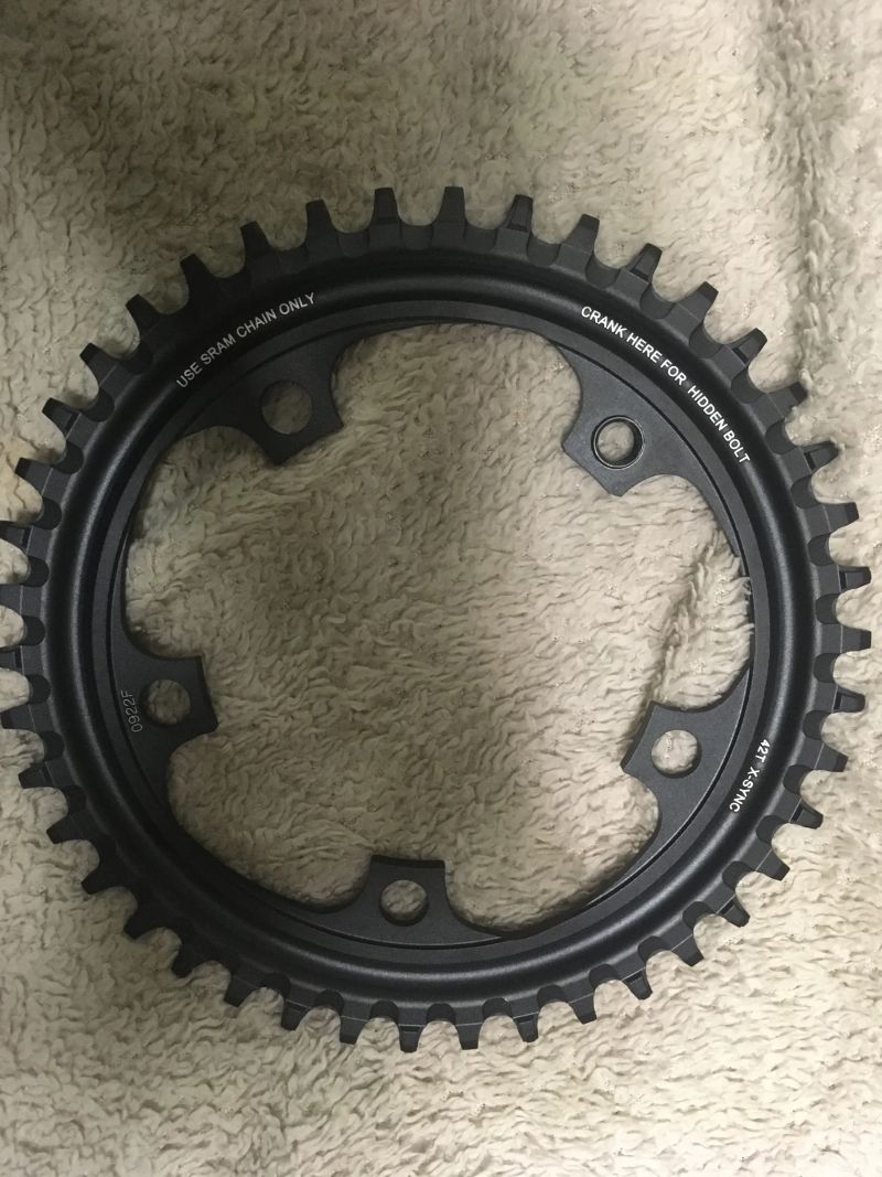 SRAM převodník X-Sync 11s 42z 110 BCD (Black)