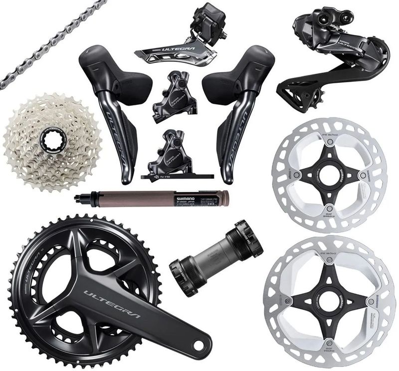 KOUPÍM kompletní sestavu Shimano Ultegra Di2