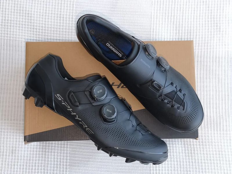 Pánské cyklistické tretry Shimano S-Phyre SH-XC903 - černé 46,5