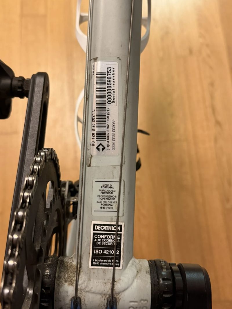 upravený Triban RC120 2x10