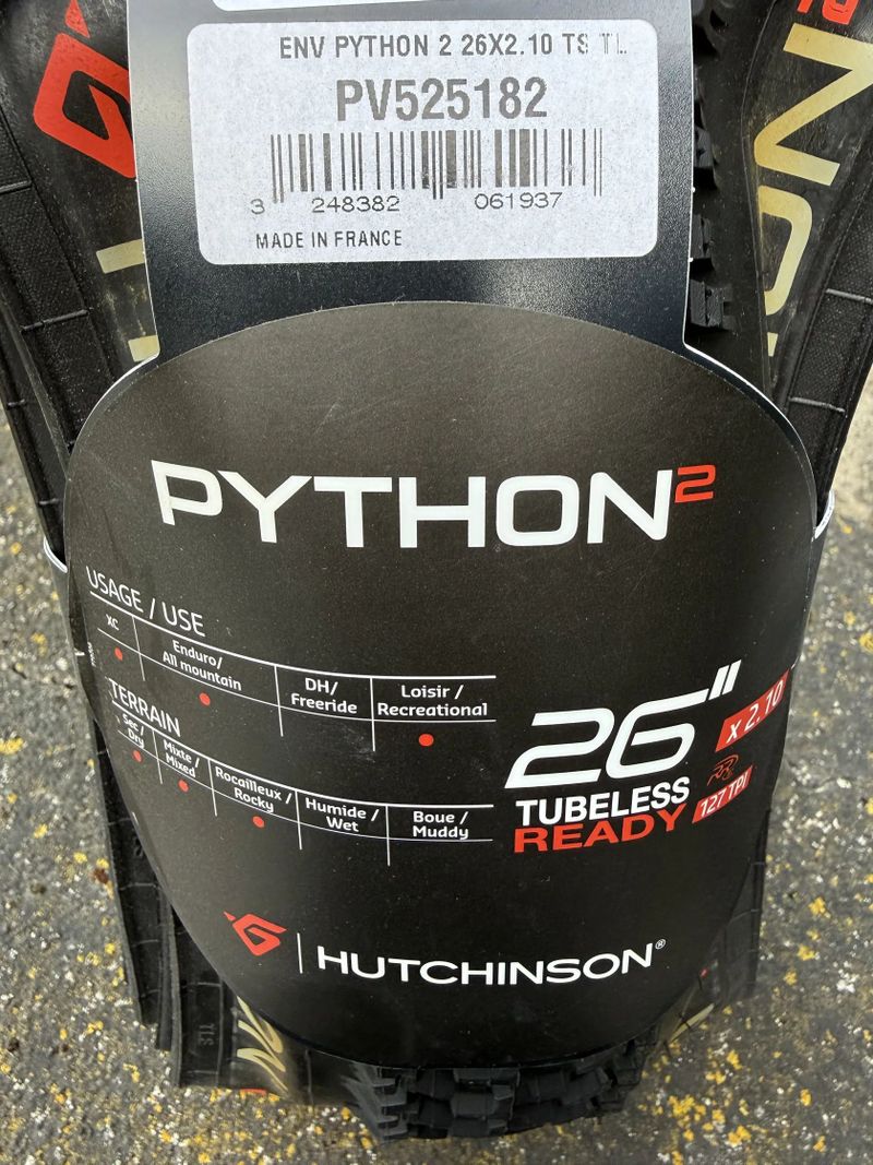Python 2 26x2,1 Tubeless Ready