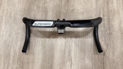 Řídítka Deda SuperZero Carbon DCR Handlebar 2024 - 420 mm + představec Deda SuperZero Alloy (100mm)