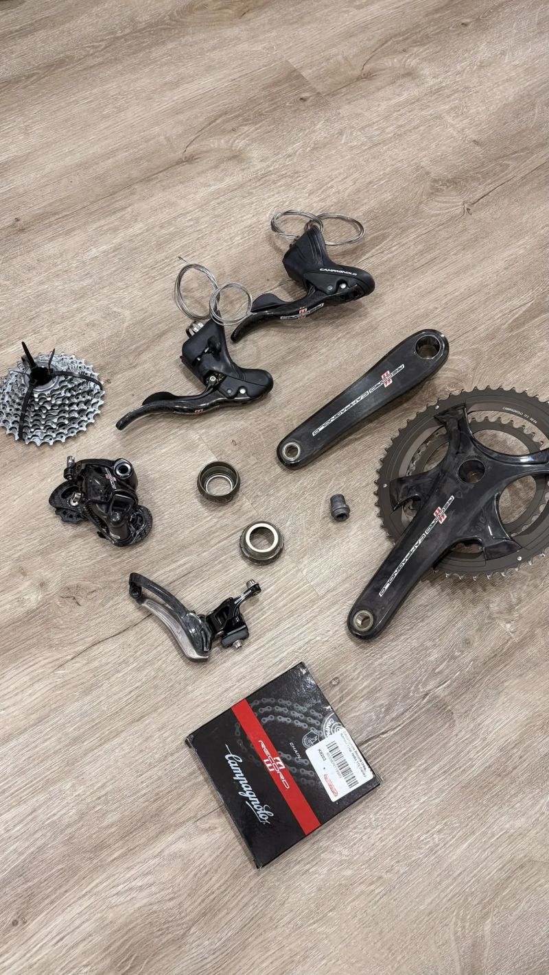 Sada Campagnolo Record 11s (2x11) na ráfkové brzdy