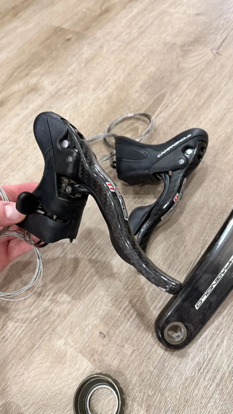 Sada Campagnolo Record 11s (2x11) na ráfkové brzdy