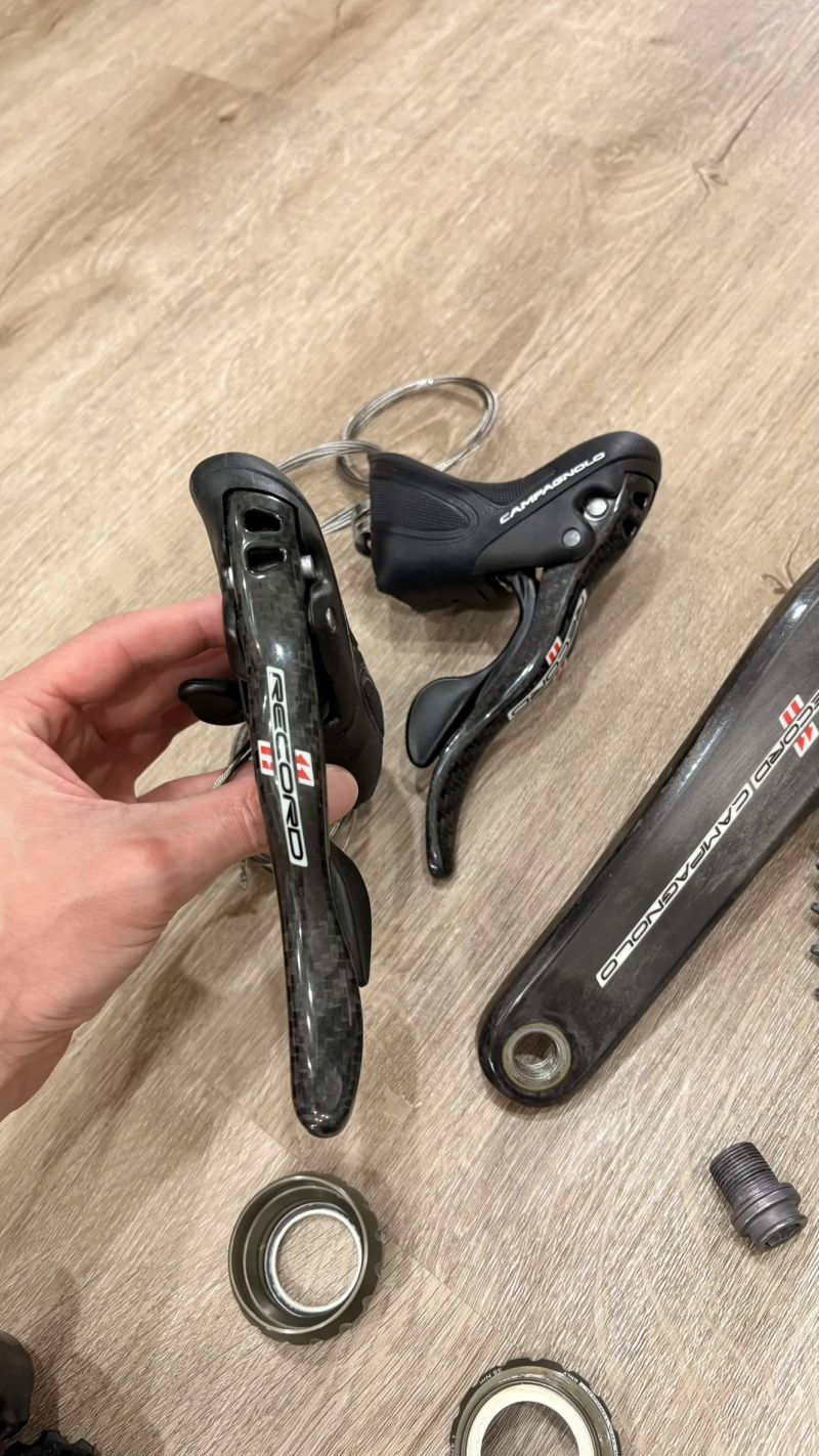 Sada Campagnolo Record 11s (2x11) na ráfkové brzdy