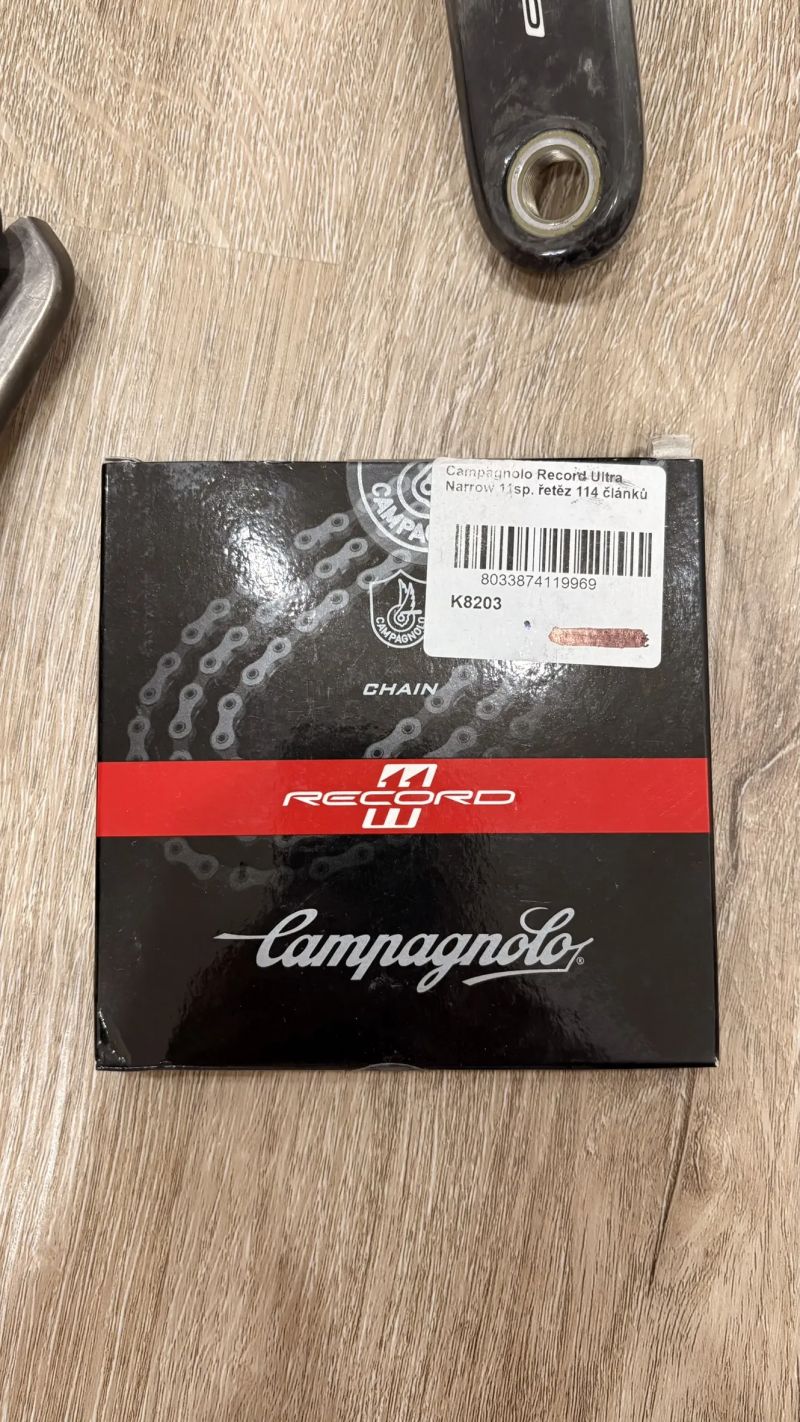 Sada Campagnolo Record 11s (2x11) na ráfkové brzdy