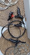 Komplet brzdy Sram Level Silver Stealth 4P/ 2x sada kotouce/desky 