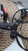 Komplet brzdy Sram Level Silver Stealth 4P/ 2x sada kotouce/desky 