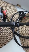 Komplet brzdy Sram Level Silver Stealth 4P/ 2x sada kotouce/desky 