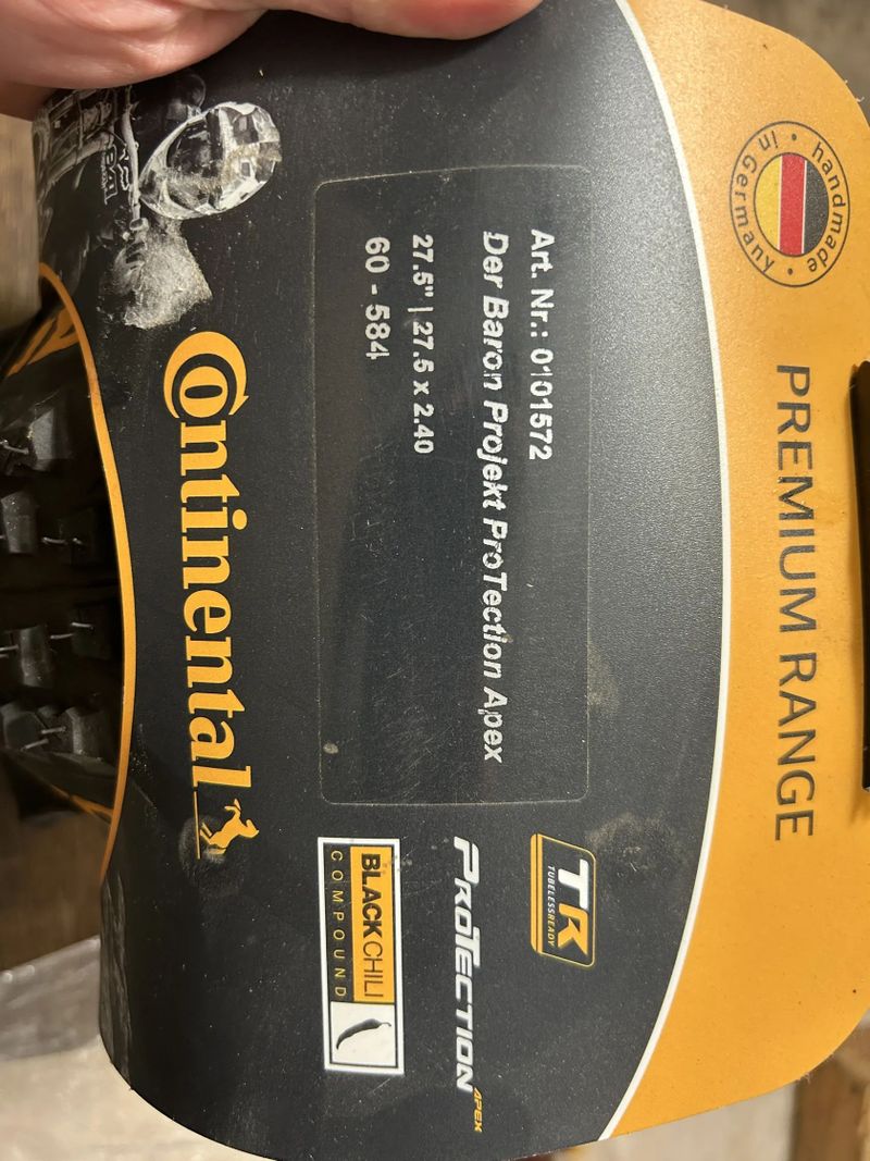 Continental Der Baron, Protection APEX, 27,5x2,4