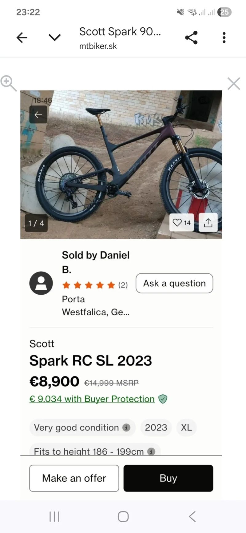 Scott Spark SL RC 2024