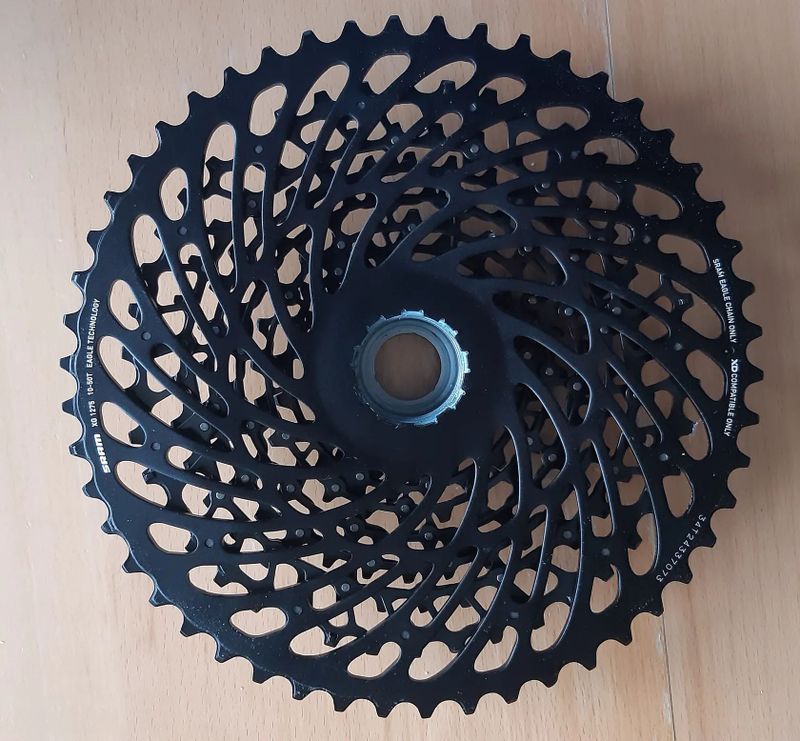Nová kazeta SRAM XG-1275 Eagle 10-50T (12s, XD) – nejetá
