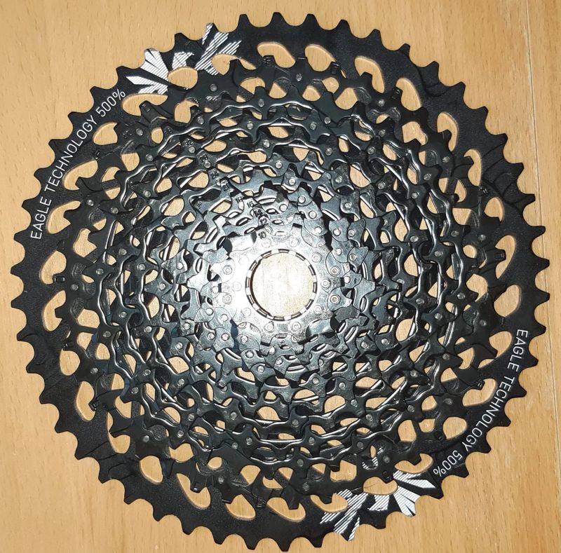 Nová kazeta SRAM XG-1275 Eagle 10-50T (12s, XD) – nejetá