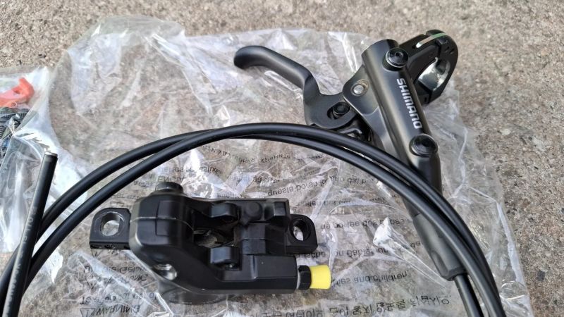 Brzdy Shimano BL-SM501 / BR-MT500 s kotouči SM-RT56