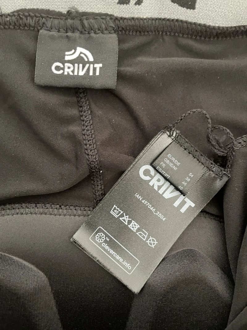 Crivit cyklistické vnitřní kraťasy XL / 54