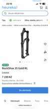 Vzduchová vidlice RockShox 35 Gold RL 29" – zdvih 140mm, Boost, dlouhý krk