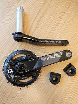 SRAM XX1 Eagle, karbon kliky s wattmetrem Quark, DUB, 175mm, 36z