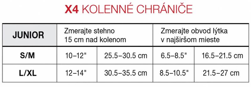 Detské kolenné chrániče G-form X4 veľ. S/M