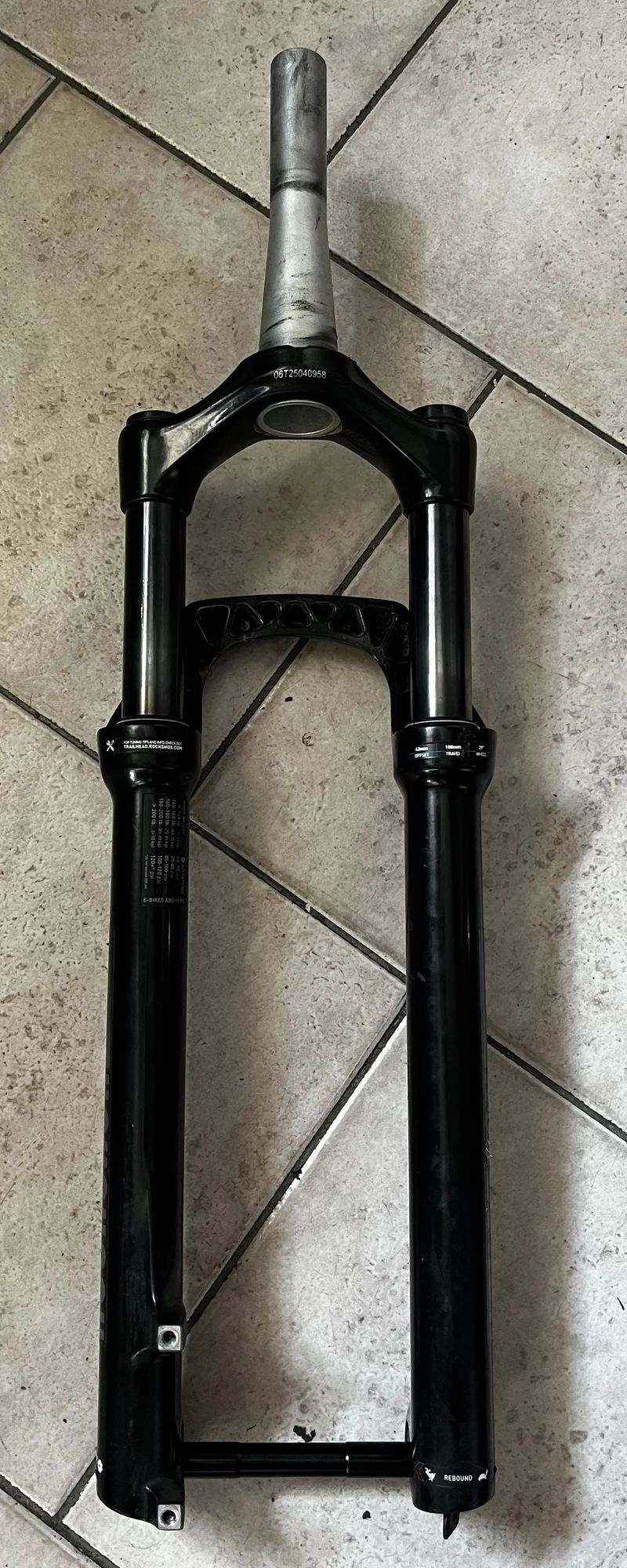 Rock Shox Judy Silver TK 100 mm Boost – 100 mm, Solo Air, tapered, osa 15x110