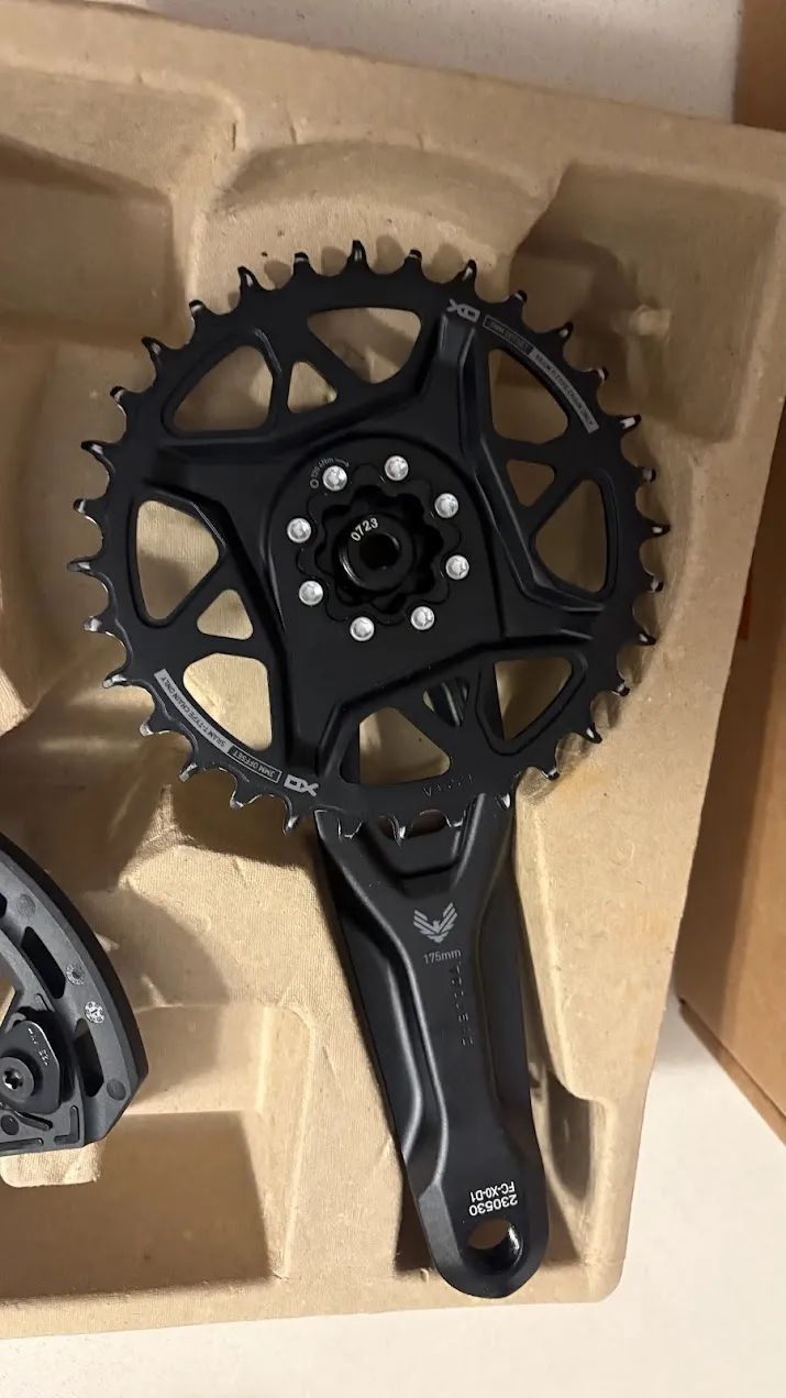 SRAM X0 175mm - 32Z T-TYPE 3mm OFFSET KLIKY (50km)