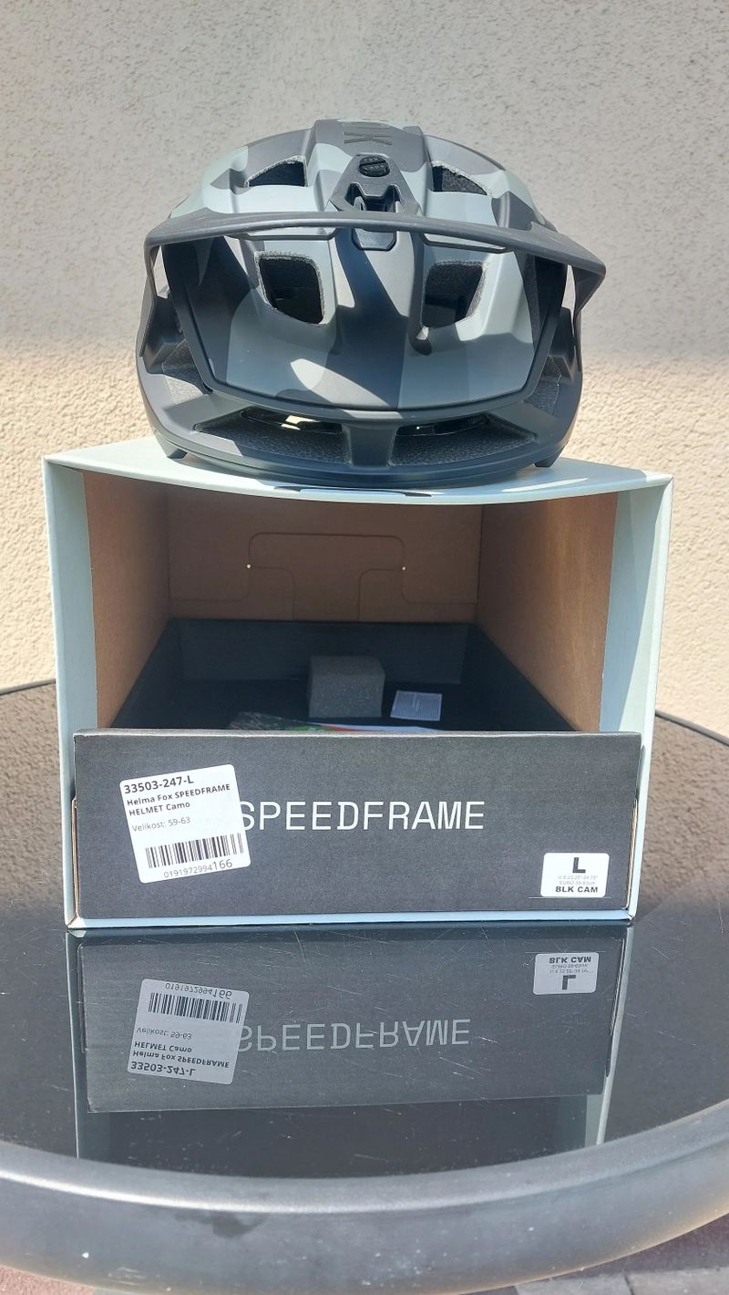 FOX SPEEDFRAME Camo Helmet - black camo