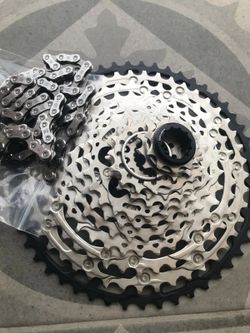 Prodám 12rychlostní kazetu Shimano SLX + řetěz