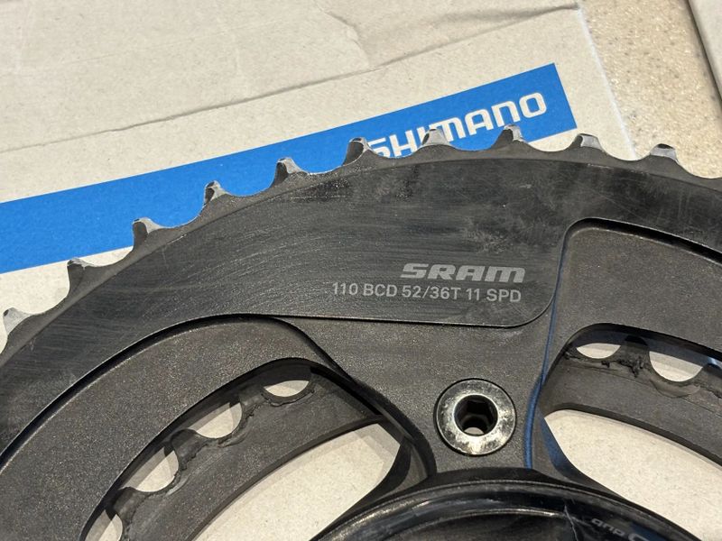 Wattmetr QUARQ DZero Dub - kliky QUARQ DUB Carbon 175mm - převodník 52/36