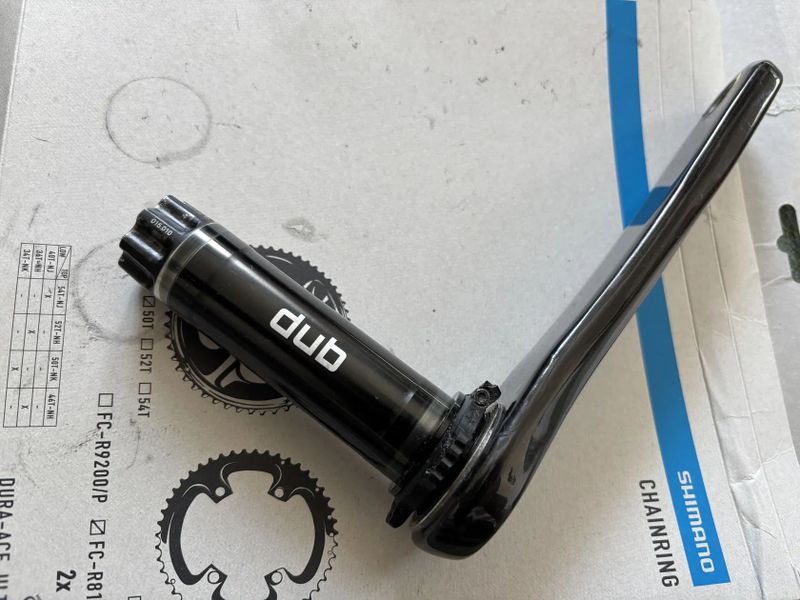 Wattmetr QUARQ DZero Dub - kliky QUARQ DUB Carbon 175mm - převodník 52/36