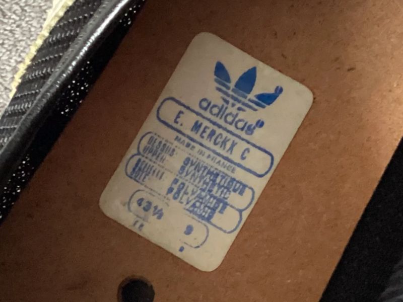 Vintage tretry Adidas Eddy Merckx model 1985 velikost 9 ( 43 1/3 )
