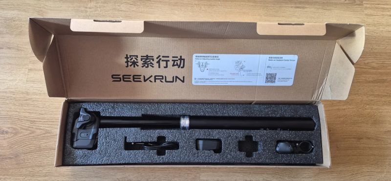Bezdrátová teleskopická sedlovka SEEKRUN 30.9/ 175 mm