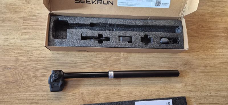 Bezdrátová teleskopická sedlovka SEEKRUN 30.9/ 175 mm