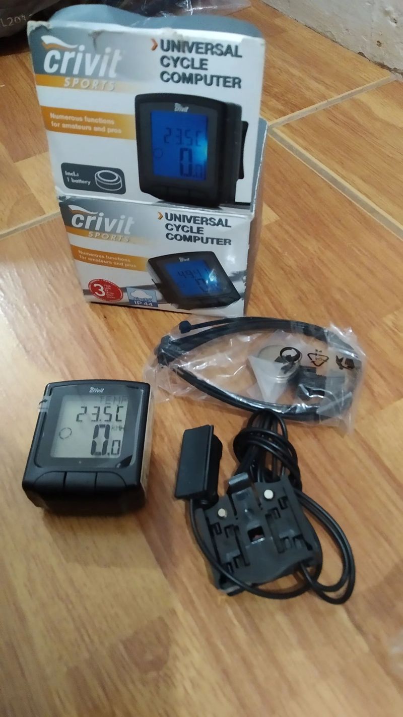 Crivit tachometr na kolo, cycle computer, nový 