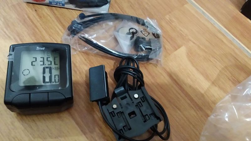 Crivit tachometr na kolo, cycle computer, nový 