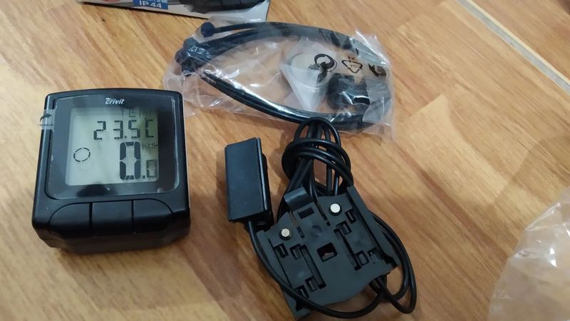 Crivit tachometr na kolo, cycle computer, nový 