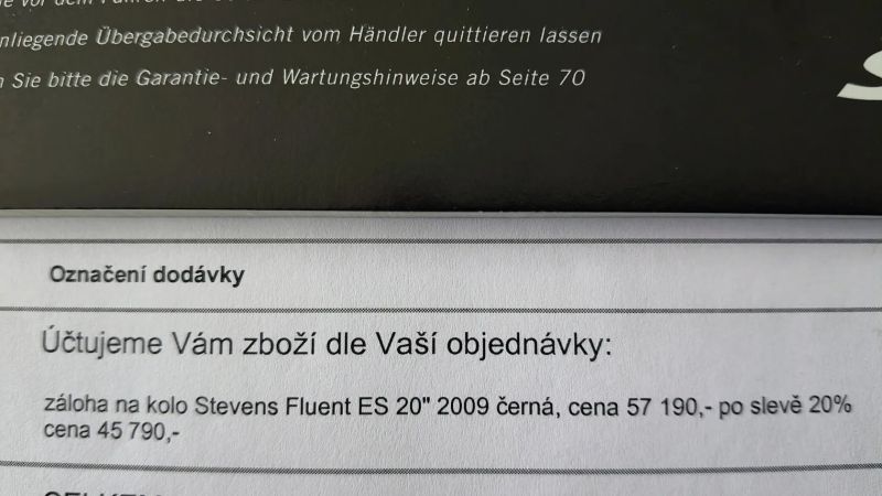 Celoodpruzene kolo Stevens Fluent ES 20"