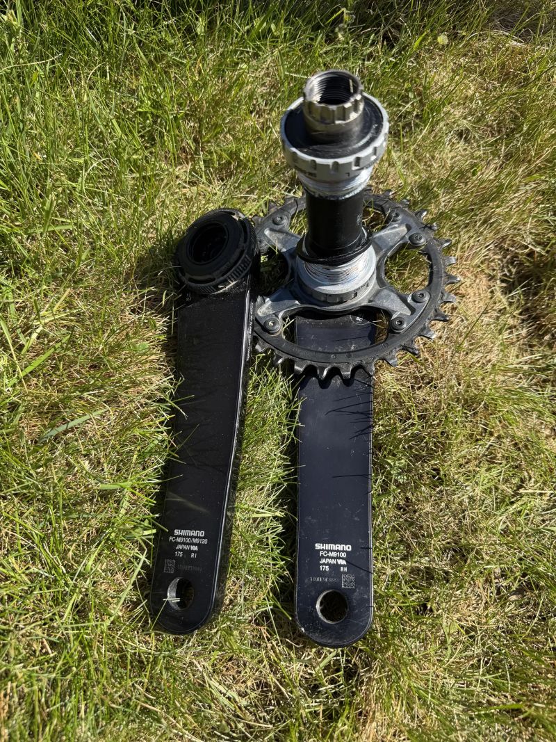 Kliky XTR 9100 s převodníkem 32z a středovým složením 