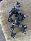 Silniční brzdy Shimano Dura-Ace typ BR-9000, oděrky, ale funkční. 