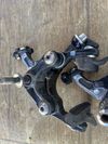 Silniční brzdy Shimano Dura-Ace typ BR-9000, oděrky, ale funkční. 