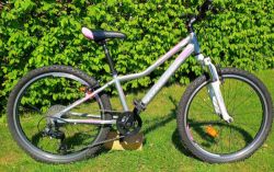 Kross Lea JR 2.0 24" stříbrno-růžovo-bílá