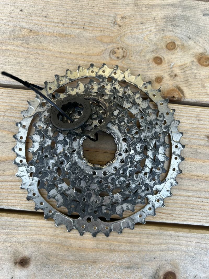 Mix dílů Campagnolo / Shimano FSA Sedlovka 