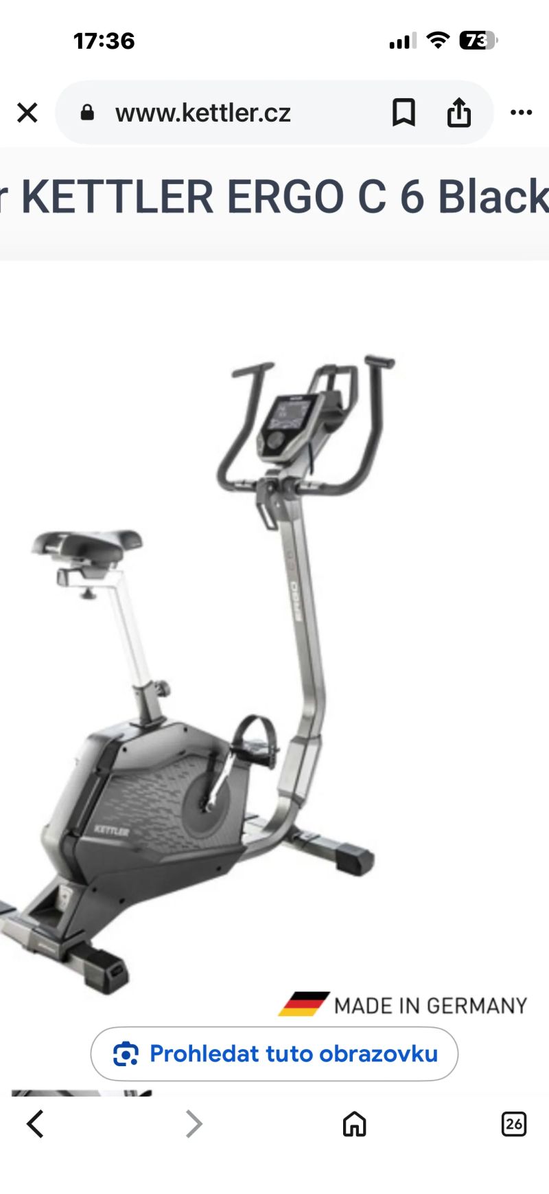 Kettler Ergo C6 ergometr