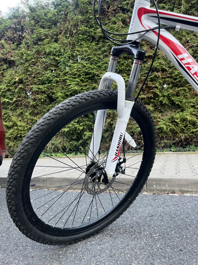 Horské kolo HASHIRU MTB – Shimano, kotoučové brzdy, odpružená vidlice
