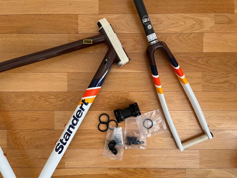 Ocelový frameset Standert Triebwerk LTD V (vel. 52)
