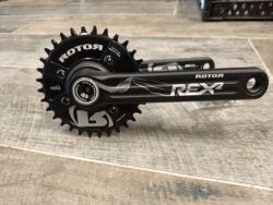 kliky ROTOR REX2 BB30 175mm 7075-T6 CNC 32T NOVÉ
